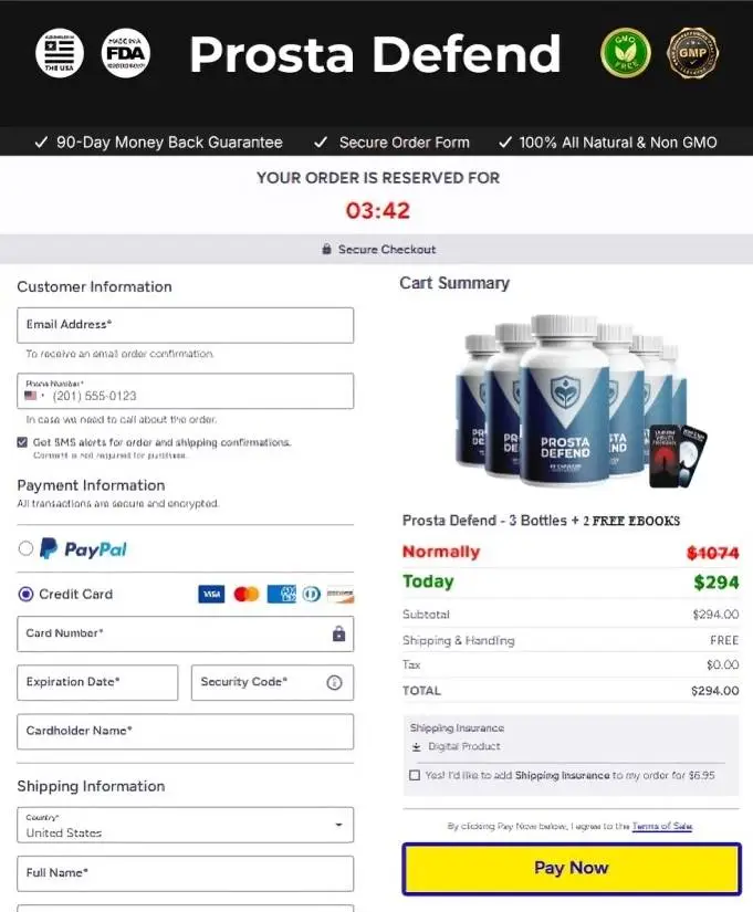 Prosta Defend  Offer $180